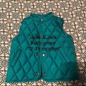Janie and Jack quilted vest